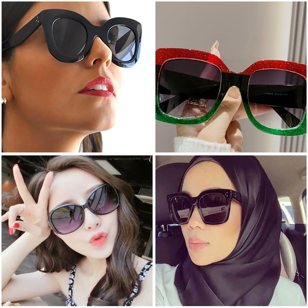 4 Pairs Of Elegant Women's Sunglasses